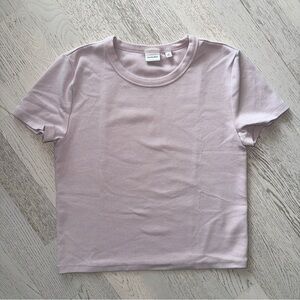 Sunday Best BestHug™ Little Ribbed T-Shirt, light pink